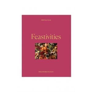 NEW PIECEWORK PUZZLES feastivities 1000 piece puzzle in pink